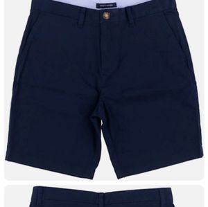 Tommy Hilfiger men's flat front shorts, blue navy, size 33